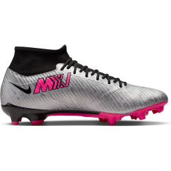 NIKE Zoom Mercurial Superfly 9 Academy XXV MG Multi-Ground Fu&szlig;ballschuhe Herren 060 - metallic silver/hyper pink-black-volt 42