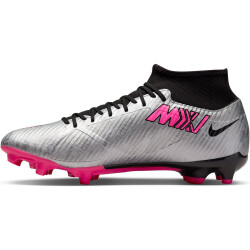 NIKE Zoom Mercurial Superfly 9 Academy XXV MG Multi-Ground Fußballschuhe Herren 060 - metallic silver/hyper pink-black-volt 45