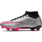 NIKE Zoom Mercurial Superfly 9 Academy XXV MG Multi-Ground Fußballschuhe Herren 060 - metallic silver/hyper pink-black-volt 45