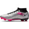 NIKE Zoom Mercurial Superfly 9 Academy XXV MG Multi-Ground Fußballschuhe Herren 060 - metallic silver/hyper pink-black-volt 45