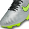 NIKE Air Zoom Mercurial Vapor 15 Academy XXV MG Multi-Ground Fu&szlig;ballschuhe Herren 060 - metallic silver/volt-black-volt 40.5