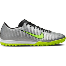 NIKE Air Zoom Mercurial Vapor 15 Academy XXV TF Turf Multinocken-Fußballschuhe Herren 060 - metallic silver/volt-black-volt 39
