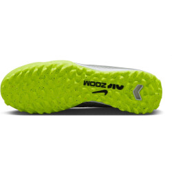 NIKE Zoom Mercurial Vapor 15 Academy XXV TF Turf Multinocken-Fußballschuhe Herren 060 - metallic silver/volt-black-volt 45.5
