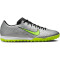 NIKE Zoom Mercurial Vapor 15 Academy XXV TF Turf Multinocken-Fußballschuhe Herren 060 - metallic silver/volt-black-volt 45.5