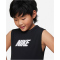 NIKE Dri-FIT Multi+ Training Tanktop Jungen 010 - black/white S (128-137 cm)