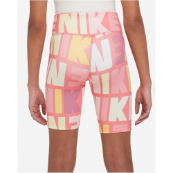 NIKE Dri-FIT One kurze Tights M&auml;dchen 894 - sea coral/white L (146-156 cm)