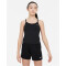 NIKE Dri-FIT Indy Tanktop Sport-BH Mädchen 010 - black/white XL (156-166 cm)