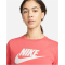 NIKE Sportswear Essentials Logo T-Shirt Damen 894 - sea coral/white XXL