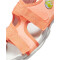 NIKE Sunray Adjust 6 SE Badelatschen Jungen 800 - arctic orange/multi-color-photon dust 36