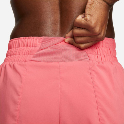 NIKE Dri-FIT One High-Waist 3" 2in1 Shorts Damen 894 - sea coral/reflective silv L