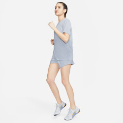 NIKE Dri-FIT One Mid-Rise 3" Fitnessshorts Damen 519 - indigo haze/reflective silv XS