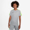 NIKE Dri-FIT Academy23 kurzarm Fußball Trainingsshirt Kinder 007 - flt silver/volt/black S (128-137 cm)