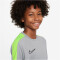 NIKE Dri-FIT Academy23 kurzarm Fußball Trainingsshirt Kinder 007 - flt silver/volt/black S (128-137 cm)