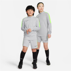 NIKE Dri-FIT Academy23 langarm Fußball Trainingsshirt Kinder 007 - flt silver/volt/flt silver/black M (137-147 cm)