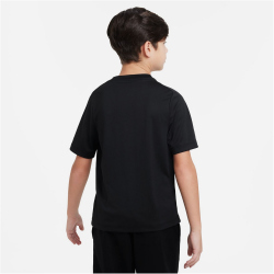 NIKE Multi Dri-FIT Trainingsshirt Jungen 010 - black/white S (128-137 cm)