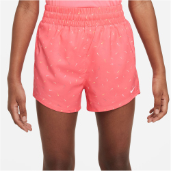NIKE Dri-FIT One High-Waist Laufshorts M&auml;dchen 894 - sea coral/white M (137-146 cm)