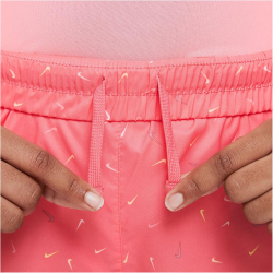 NIKE Dri-FIT One High-Waist Laufshorts M&auml;dchen 894 - sea coral/white M (137-146 cm)