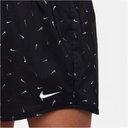 NIKE Dri-FIT One High-Waist Laufshorts M&auml;dchen 010 - black/white M (137-146 cm)