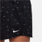 NIKE Dri-FIT One High-Waist Laufshorts M&auml;dchen 010 - black/white M (137-146 cm)
