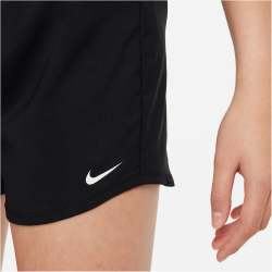 NIKE One Dri-FIT High-Waist Woven Trainingsshorts Mädchen 010 - black/white S (128-137 cm)