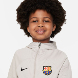 NIKE FC Barcelona Strike Dri-FIT Kapuzen-Trainingsanzug Kinder 221 - string/sequoia/black M (110-116 cm)