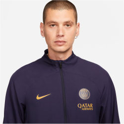 NIKE Paris Saint-Germain Strike Dri-FIT Woven Trainingsanzug Herren 499 - blackened blue/blackened blue/gold suede S