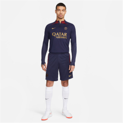 NIKE Paris Saint-Germain Strike Dri-FIT Knit Fu&szlig;ballshorts Herren 498 - blackened blue/team red/gold suede S