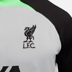 NIKE FC Liverpool Strike Dri-FIT Fußball Trainingsshirt Herren 013 - wolf grey/poison green/black S