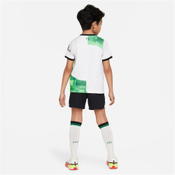 NIKE FC Liverpool Dri-FIT 3-teiliges Minikit Auswärts 2023/24 Kinder 101 - white/green spark/black XS (98-104 cm)