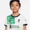 NIKE FC Liverpool Dri-FIT 3-teiliges Minikit Auswärts 2023/24 Kinder 101 - white/green spark/black XS (98-104 cm)