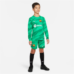 NIKE FC Barcelona Stadium Torwart Dri-FIT Fußballshorts 2022/23 Kinder 324 - stadium green/malachite/white XS (122-128 cm)
