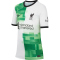 NIKE FC Liverpool Stadium Ausw&auml;rts Dri-FIT Fu&szlig;balltrikot 2023/24 Kinder 101 - white/green spark/black XS (122-128 cm)