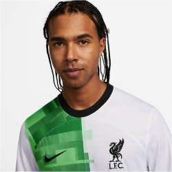 NIKE FC Liverpool Stadium Ausw&auml;rts Dri-FIT Fu&szlig;balltrikot 2023/24 Herren 101 - white/green spark/black XS
