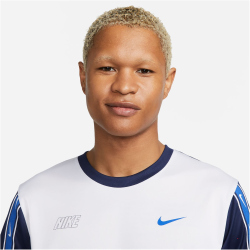NIKE Sportswear Repeat T-Shirt Herren 411 - midnight navy/white/game royal M