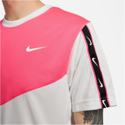 NIKE Sportswear Repeat T-Shirt Herren 122 - summit white/hyper pink/white XS