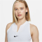 NIKE Dri-FIT Advantage Tenniskleid Damen 100 - white/black XL