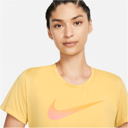 NIKE Dri-FIT One kurzarm Laufshirt Damen 795 - topaz gold S