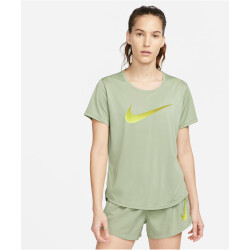 NIKE Dri-FIT One kurzarm Laufshirt Damen 386 - oil green XXS