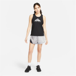 NIKE Dri-FIT Trail Lauf-Tanktop Damen 010 - black/photon dust XS