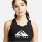 NIKE Dri-FIT Trail Lauf-Tanktop Damen 010 - black/photon dust XS