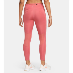 NIKE Fast Mid-Rise 7/8 Laufleggings mit Taschen Damen 655 - adobe/reflective silv S