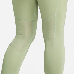 NIKE Fast Mid-Rise 7/8 Laufleggings mit Taschen Damen 386 - oil green/reflective silv XXL