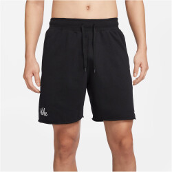 NIKE Dri-FIT Fleece Fitnessshorts Herren 010 - black/summit white S