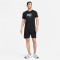 NIKE Dri-FIT Fleece Fitnessshorts Herren 010 - black/summit white S