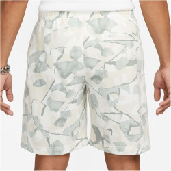 NIKE Club Fleece French Terry Shorts Herren 034 - light silver/phantom/black L