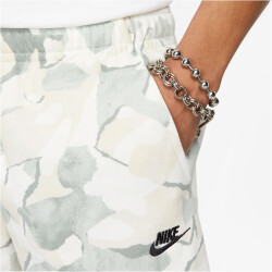 NIKE Club Fleece French Terry Shorts Herren 034 - light silver/phantom/black L