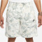 NIKE Club Fleece French Terry Shorts Herren 034 - light silver/phantom/black L