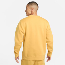 NIKE Club Fleece+ Brushed-Back Sweatshirt Herren 725 - wheat gold XS