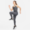 NIKE One High-Waist 7/8 Printed Leggings Damen 010 - black/white XS