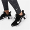 NIKE One High-Waist 7/8 Printed Leggings Damen 010 - black/white XS